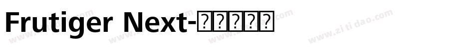 Frutiger Next字体转换